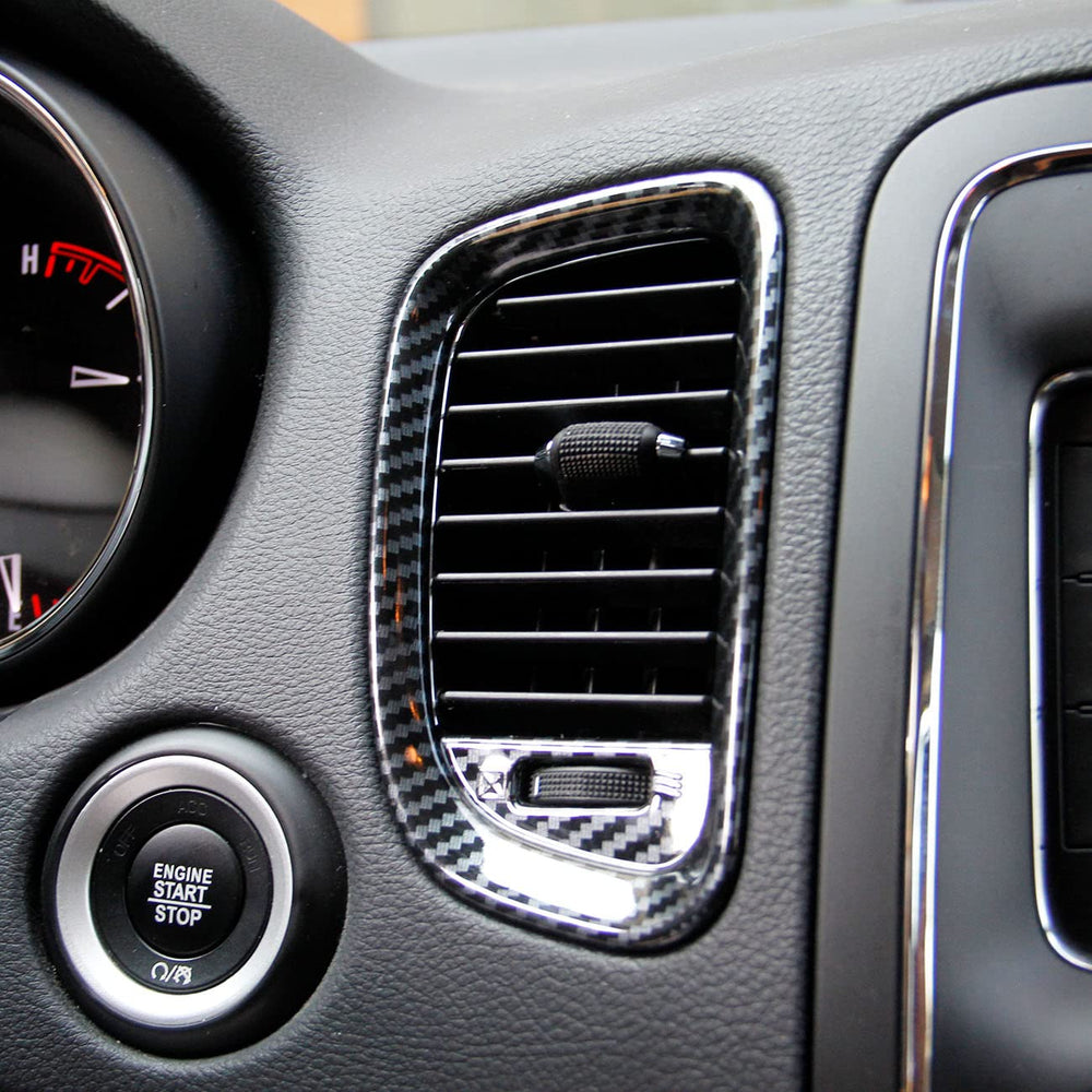Crosselec AC outlet trim kit for Durango 2011–2020 conceals scratches and adds detail.