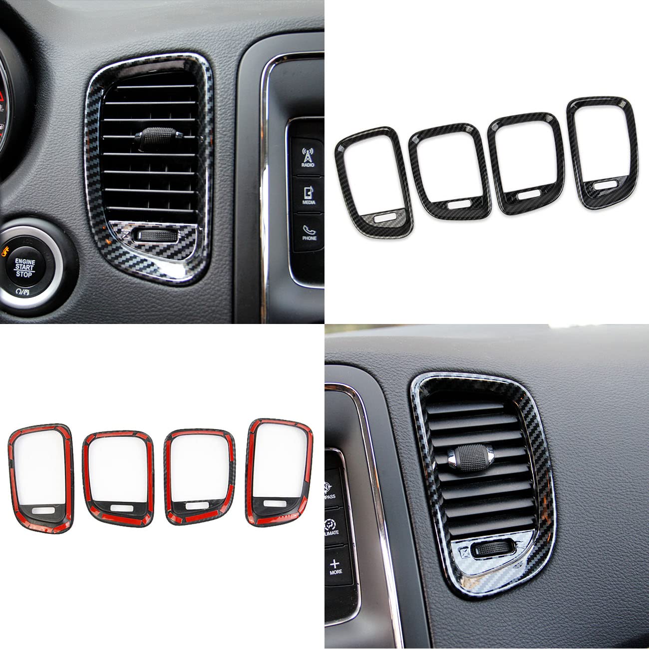 Crosselec easy-installation adhesive kit for Durango upgrades with double-sided tape.