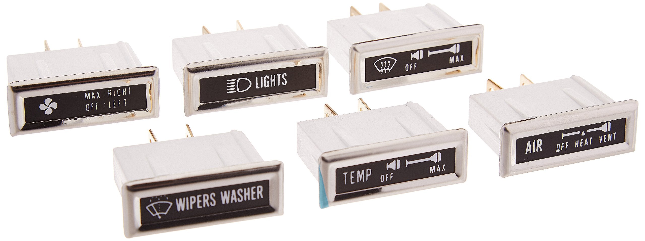 Crown Automotive dashboard lamp kit 5752813K in black and silver boosts instrument cluster visibility.