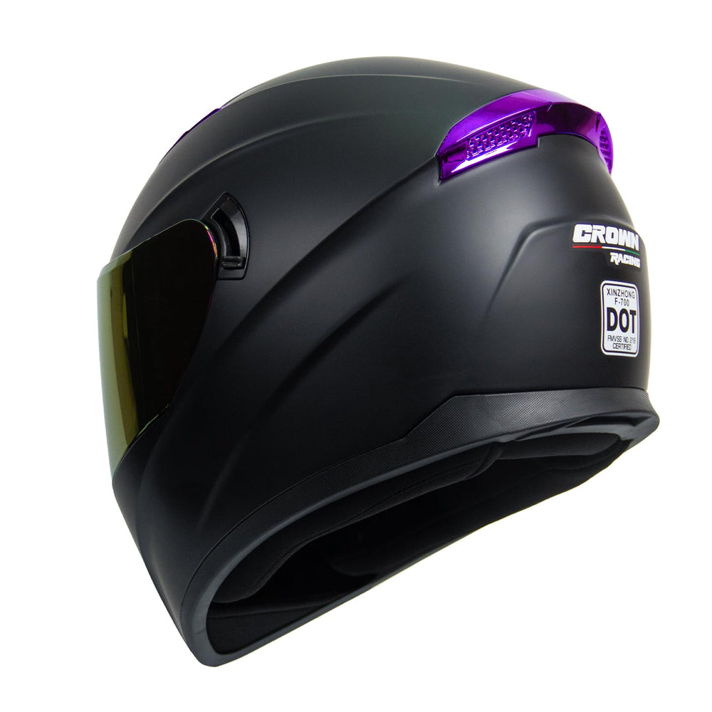 Crown Racing unisex fit with adjustable features for all head sizes.