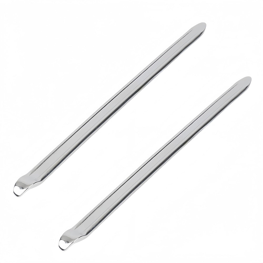Crssmet 2 Pack tire spoons with dual-hand leverage for easy tire removal