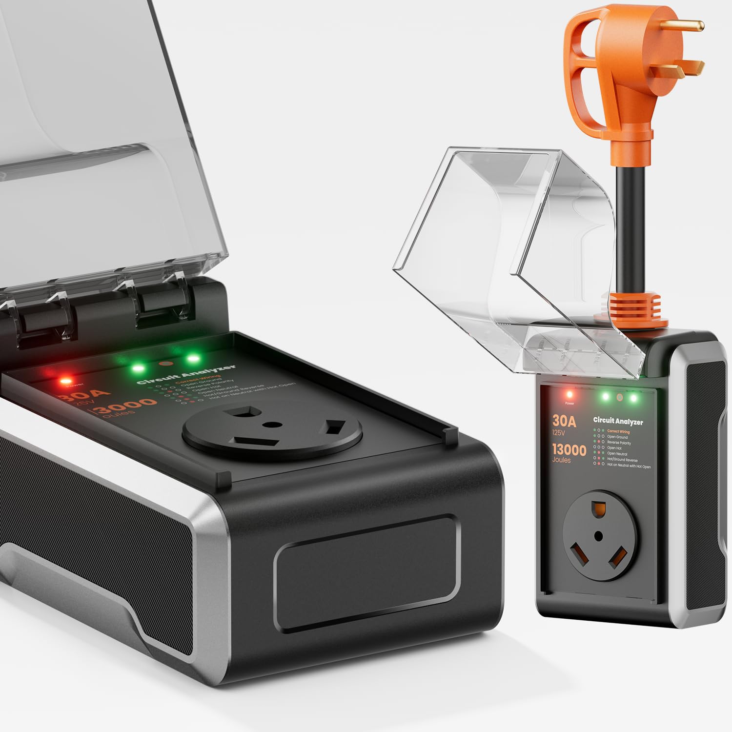 CRTBETLIF diagnostic chart displays power quality before connection.