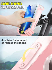 CRUIHOG quick-release 1S lock enables fast one-handed phone access.
