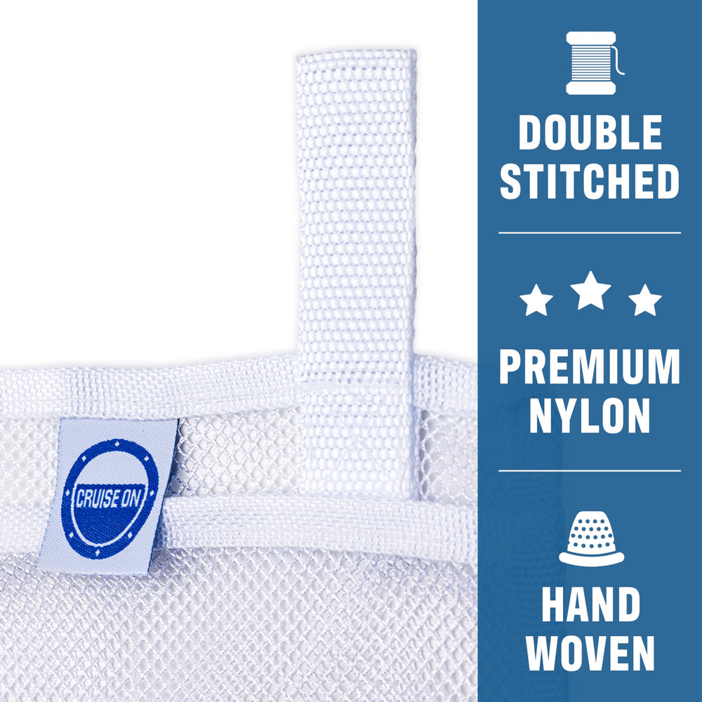 Cruise On behind-door storage option ideal for bathrooms or closets on board.