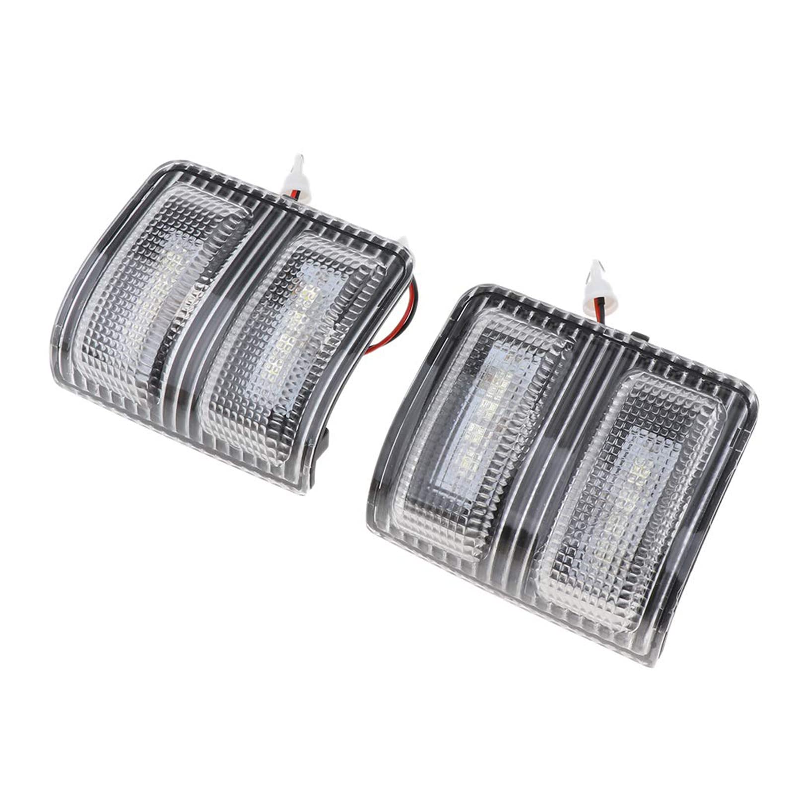 csslyzl clear lens white LED passenger-side mirror marker light for Ford, enhances conspicuity