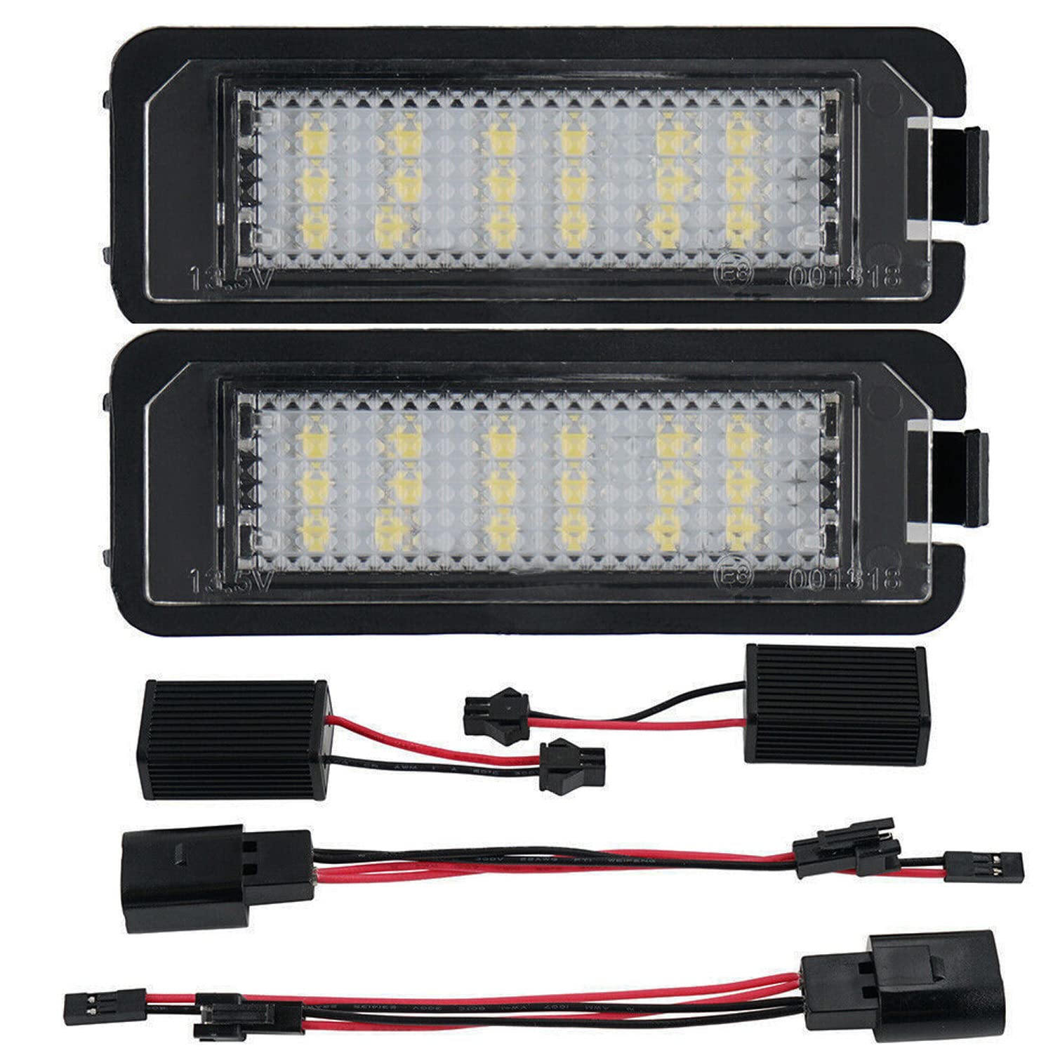 csslyzl license plate light front view improves night visibility