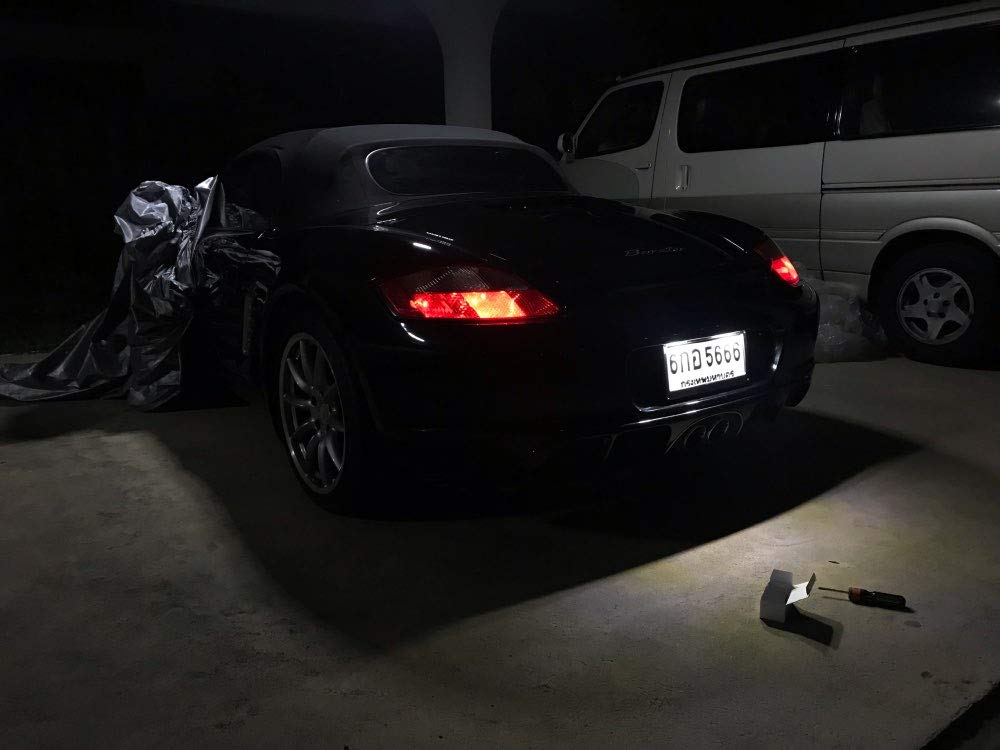 csslyzl license plate light 6000K white glow for safer nights