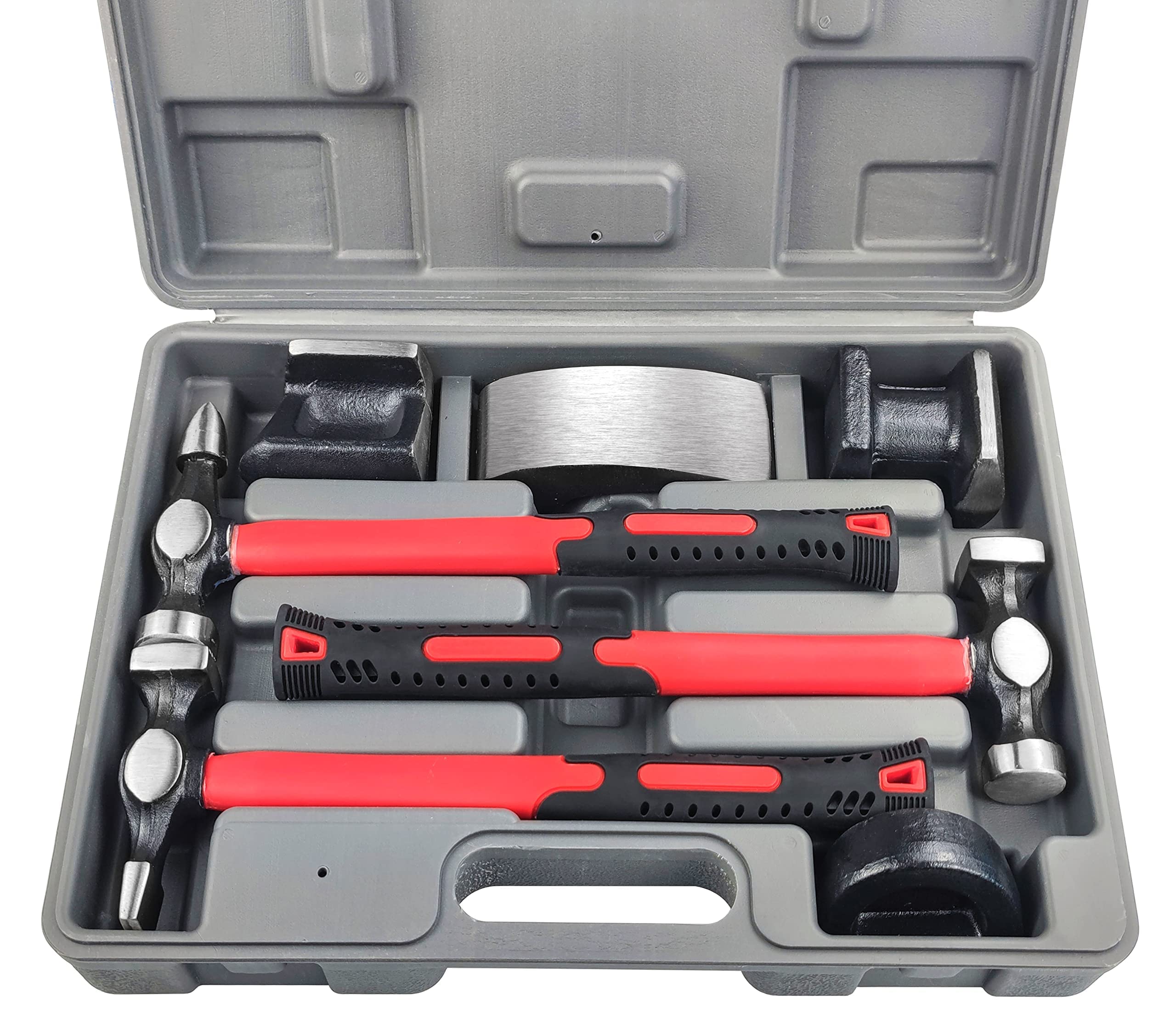 C&T auto body hammer for precise dent work with high-carbon steel