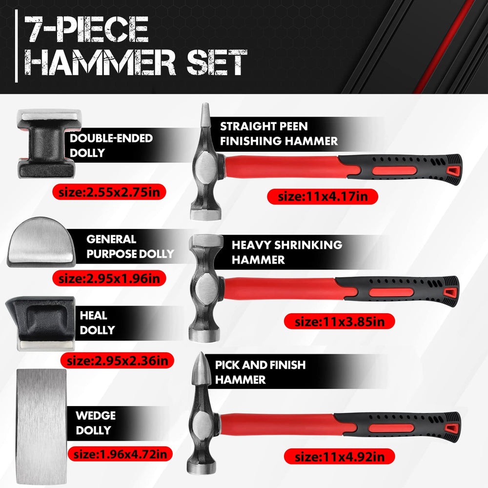 C&T pick and finish hammer shown for fine panel finishing and tidy dents