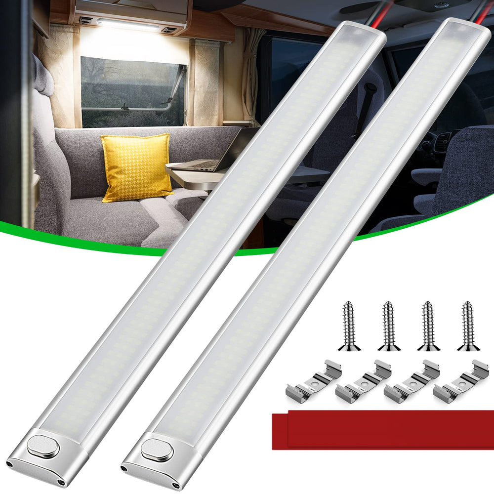 CT CAPETRONIX interior light bar with 168 LEDs provides bright cargo trailer illumination