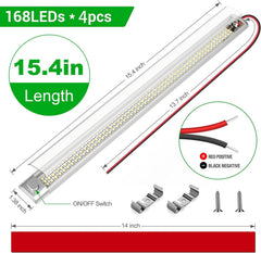 CT CAPETRONIX 15.4 inch light bar provides wide coverage for trailers and campers
