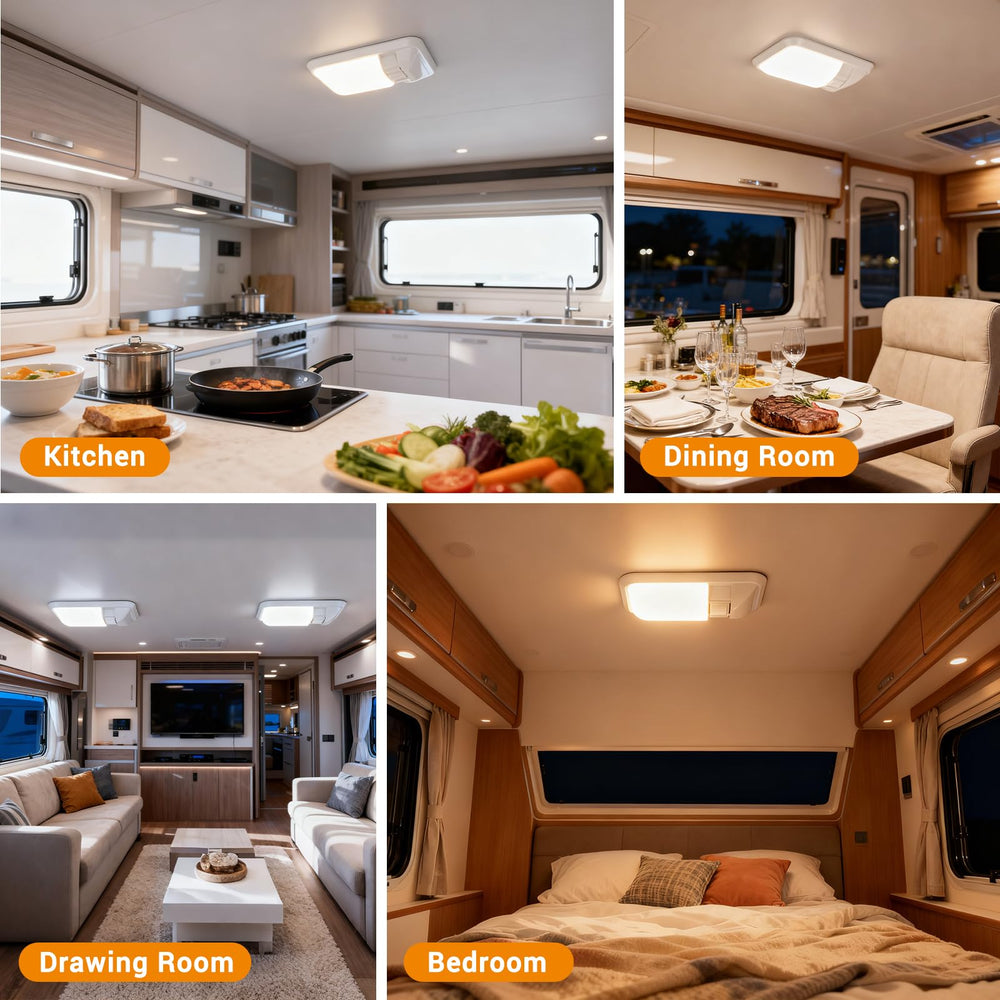 CT Capetronix interior LED with diffusion PVC shade reduces glare
