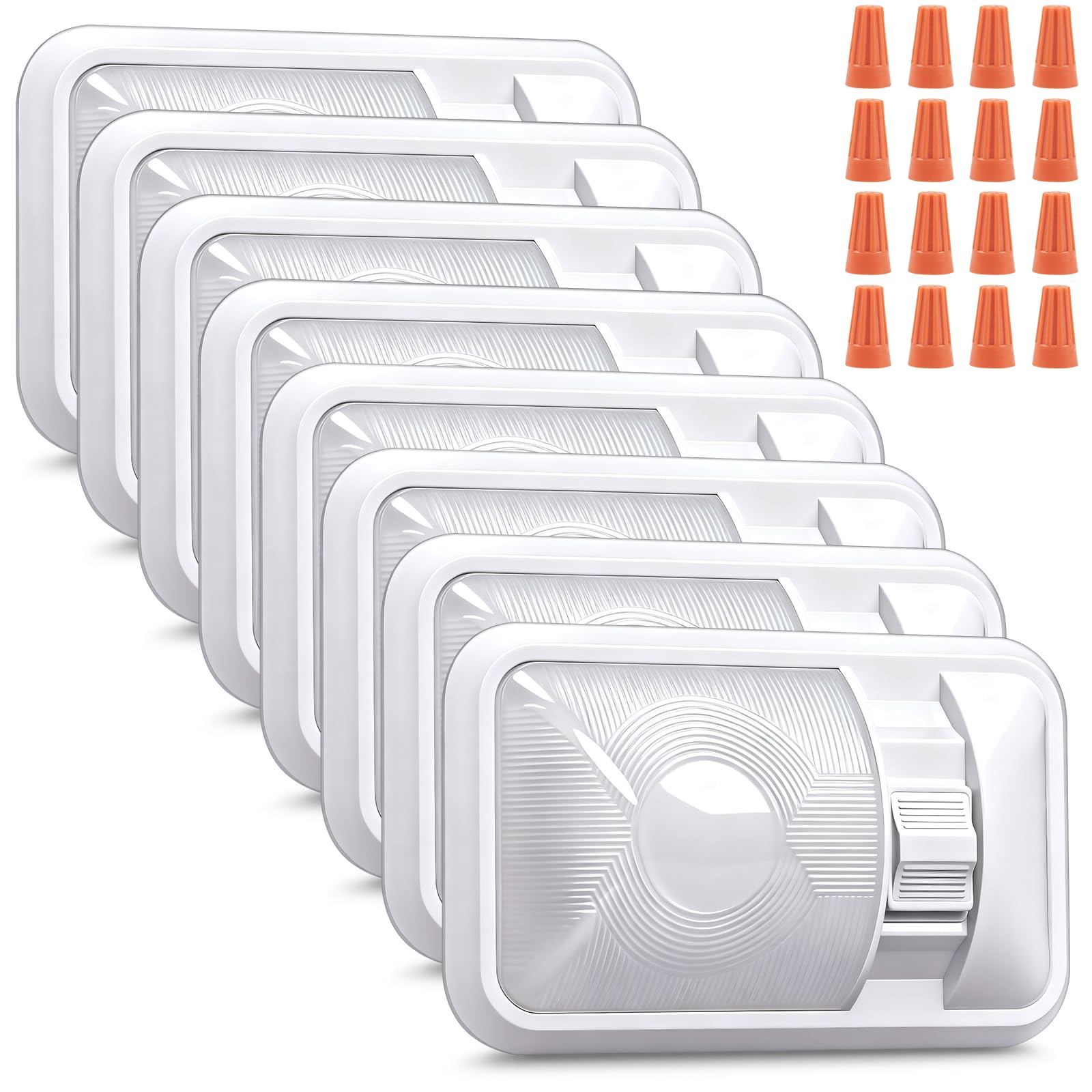 CT Capetronix RV interior 12V LED lights eight-pack bright and even