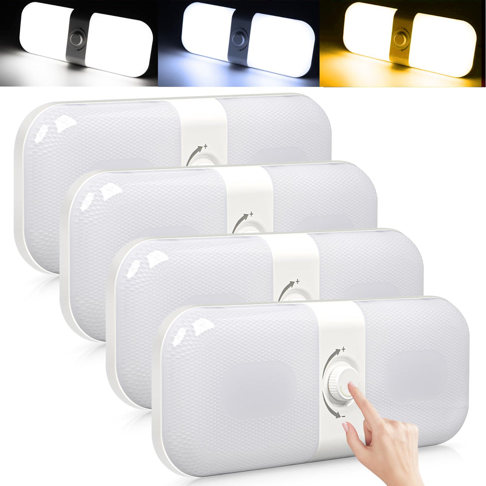 CT CAPETRONIX RV lights interior 1700LM for bright cabin illumination on the go.