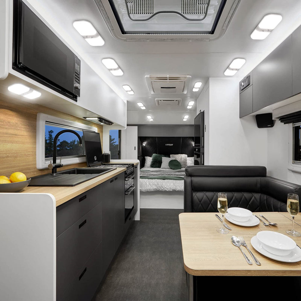 CT CAPETRONIX RV lights memory function remembers last settings for quick setup.