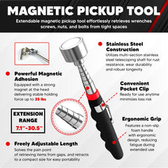C&T magnetic tool mat small fits tight spaces for quick sorting.