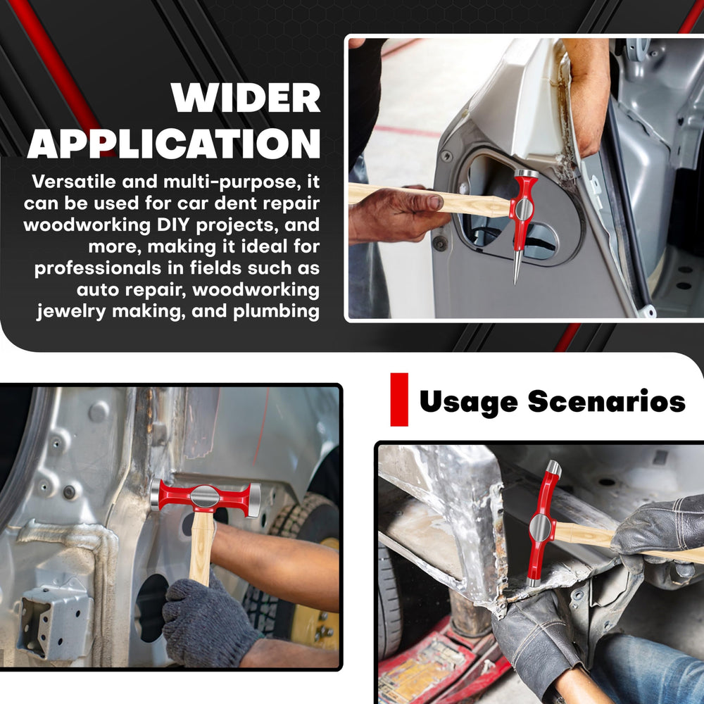 C&T secure-grip hammers help reduce fatigue during repairs.