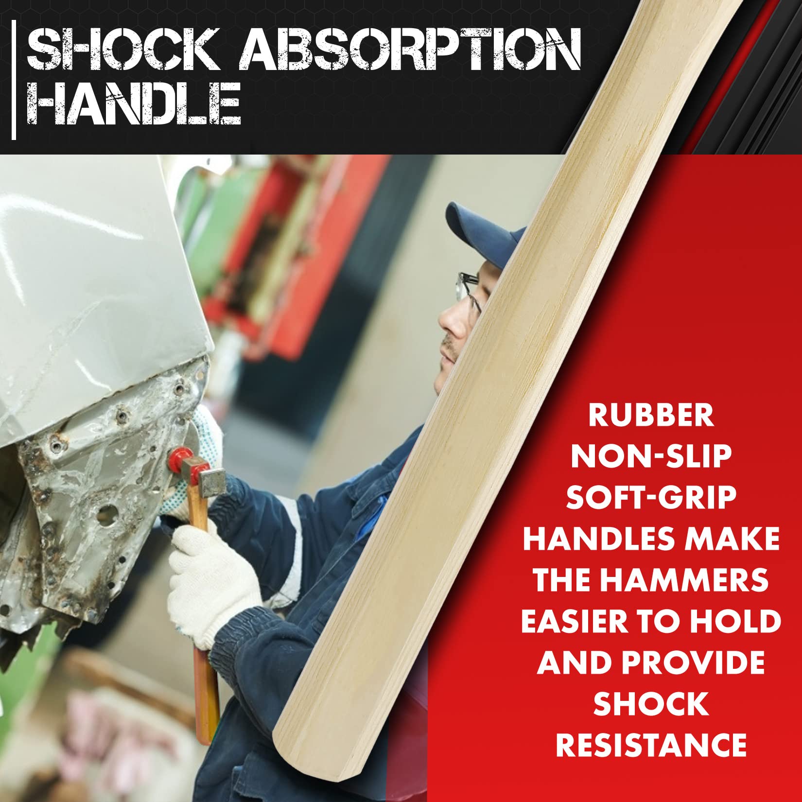 CT shrink dolly helps shrink stretched metal with controlled pressure