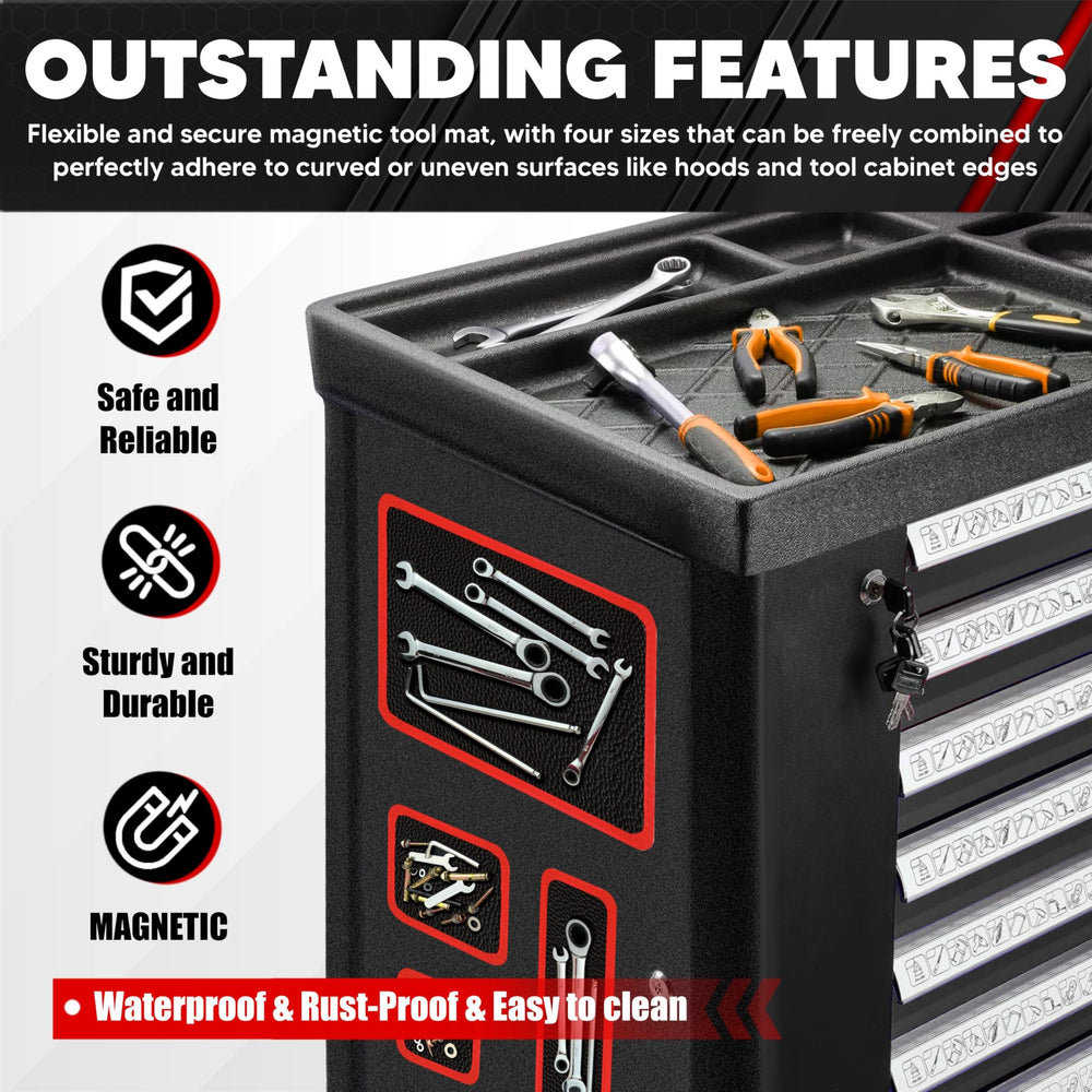 C&T tool mat tray holder keeps mats and components in reach.