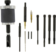 CTA Tools 7804 reinforced drill with guides shows precise alignment