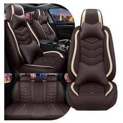 CTDS car seat cover for Honda Civic front seat with premium leather-like finish protects and refreshes.