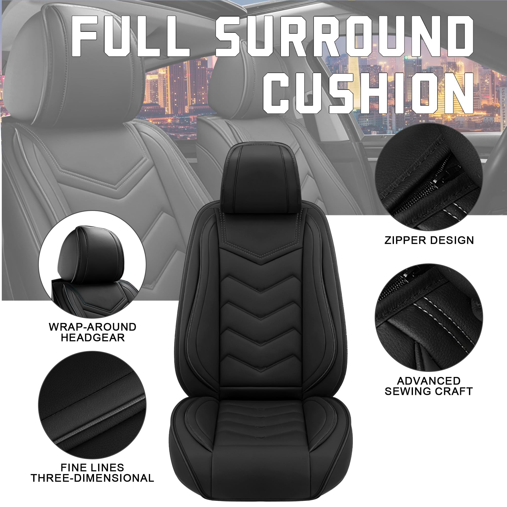 CTDS Honda Civic rear-seat cover highlights easy cleaning and durability