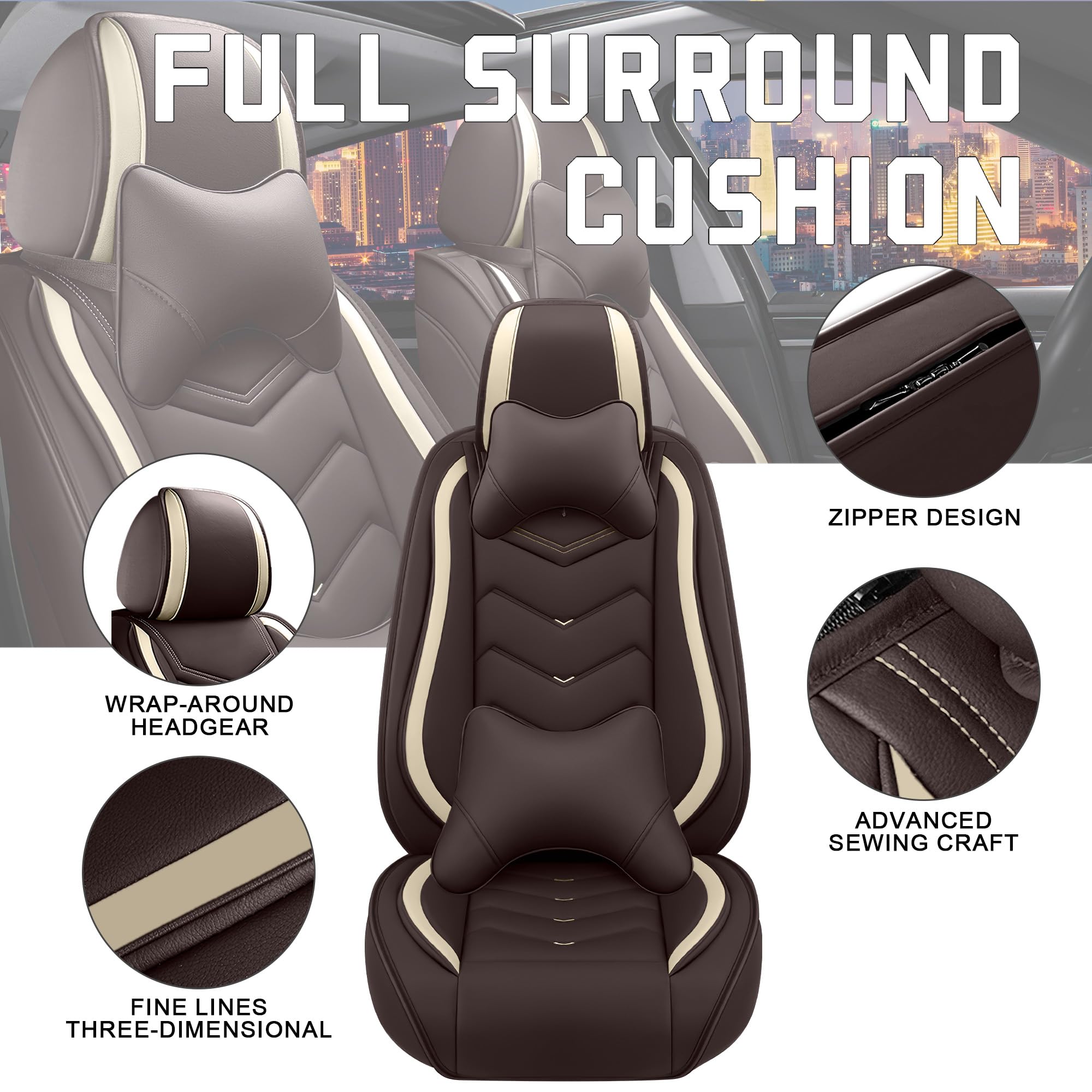 CTDS car seat cover for Honda Civic rear seat shows protective style and easy cleanup.