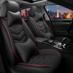 CTDS Honda Civic front seat cover in premium Nappa leather for durable protection.