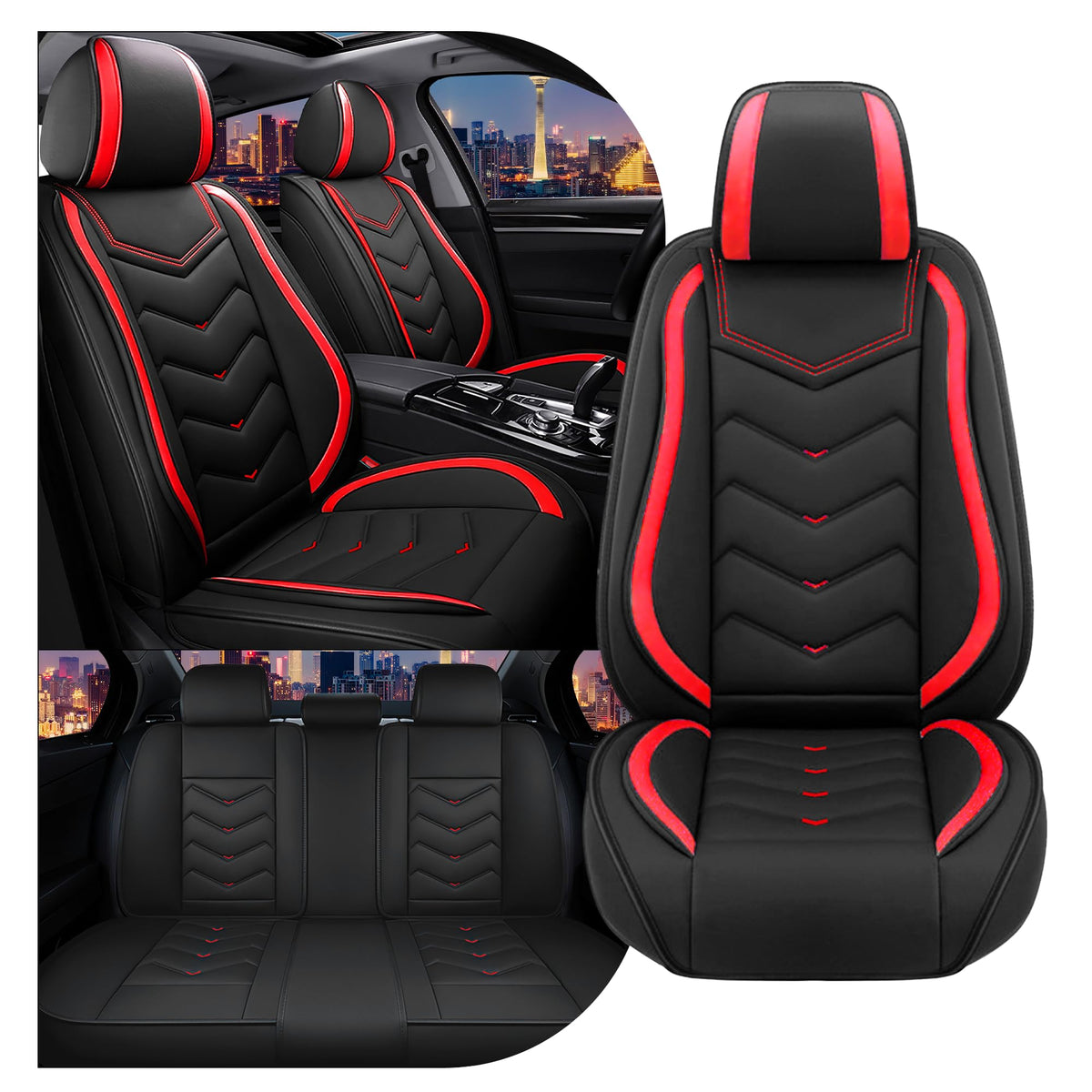 CTDS Civic front classic seat cover adds durable protection and sportier style for the Honda Civic.