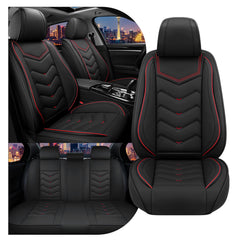 CTDS Civic seat cover front view showing premium Nappa leather protection