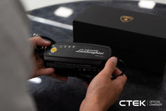 CTEK 4.3 indicator display illustrates battery and alternator testing status.