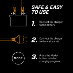 CTEK MXS 5.0 LED indicators show charge status at a glance.