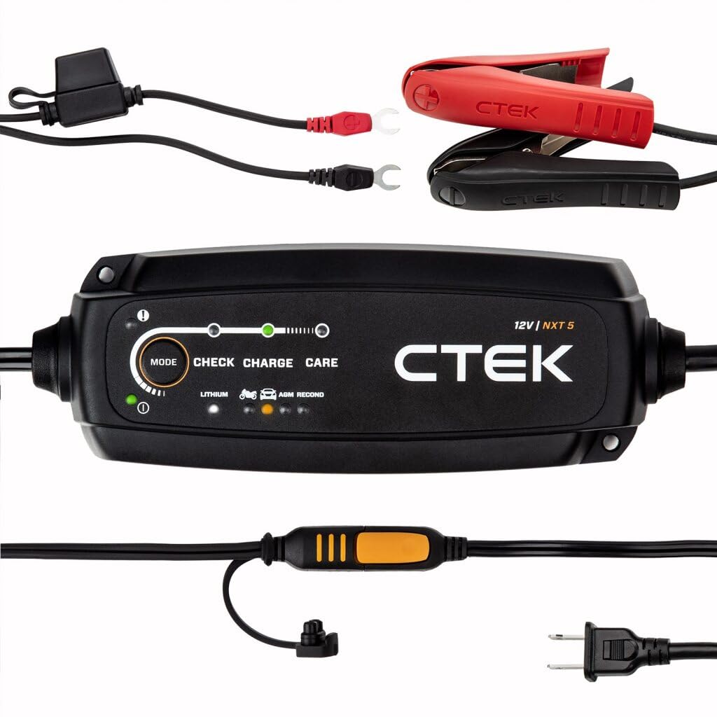 CTEK 40-658 NXT5 automatic operation view for easy connect-and-forget charging.