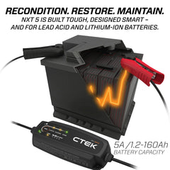 CTEK 40-658 NXT5 rugged IP65 housing for harsh environments.