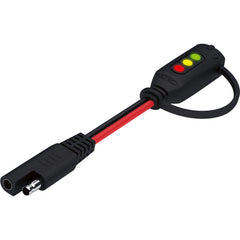 CTEK Comfort Indicator Pigtail in use shows quick charge status for easy monitoring