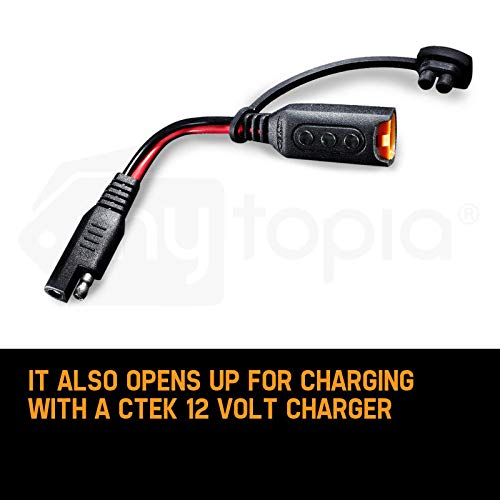 CTEK Comfort Indicator Pigtail end cap keeps connectors protected during transport