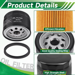 CTLLKG 49065-0721 oil filter side view emphasizes secure seal