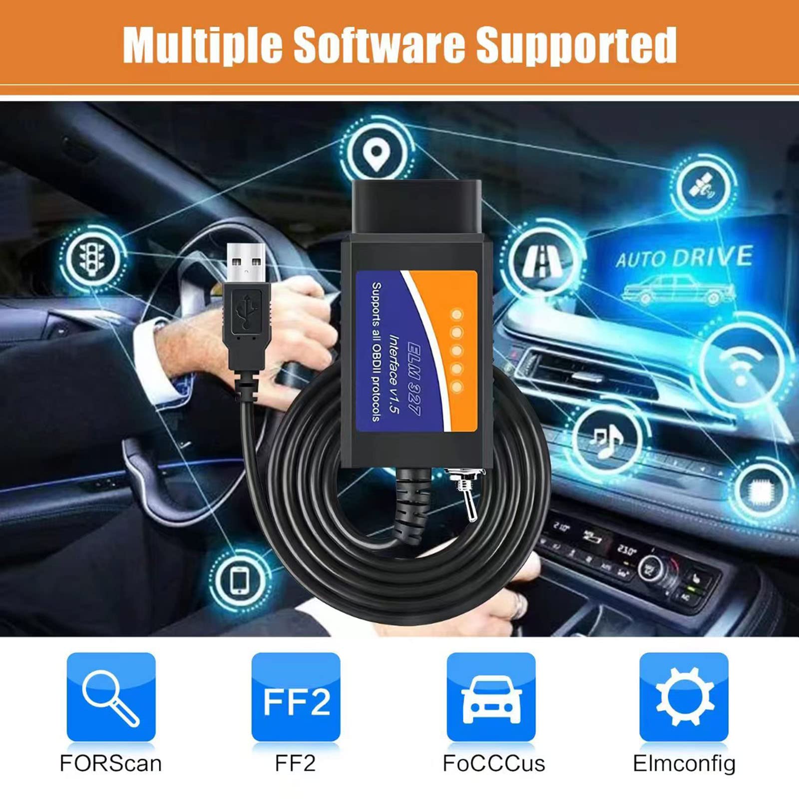 CTobd Elm327 supports HS CAN and MS CAN protocols for wide vehicle compatibility.