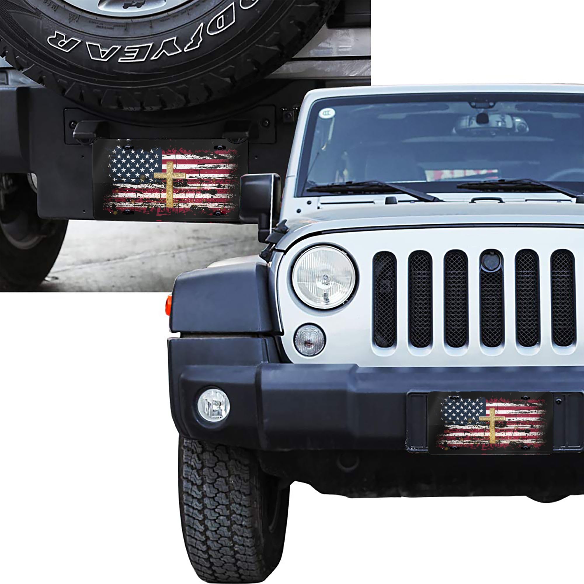 CTVSLFU cross flag design adds personality to vehicles and spaces
