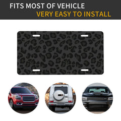 CTVSLFU license plate cover universal fit 12x6 fits most vehicles and frames.