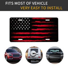 CTVSLFU universal 6x12 license plate fits most vehicles and frames.