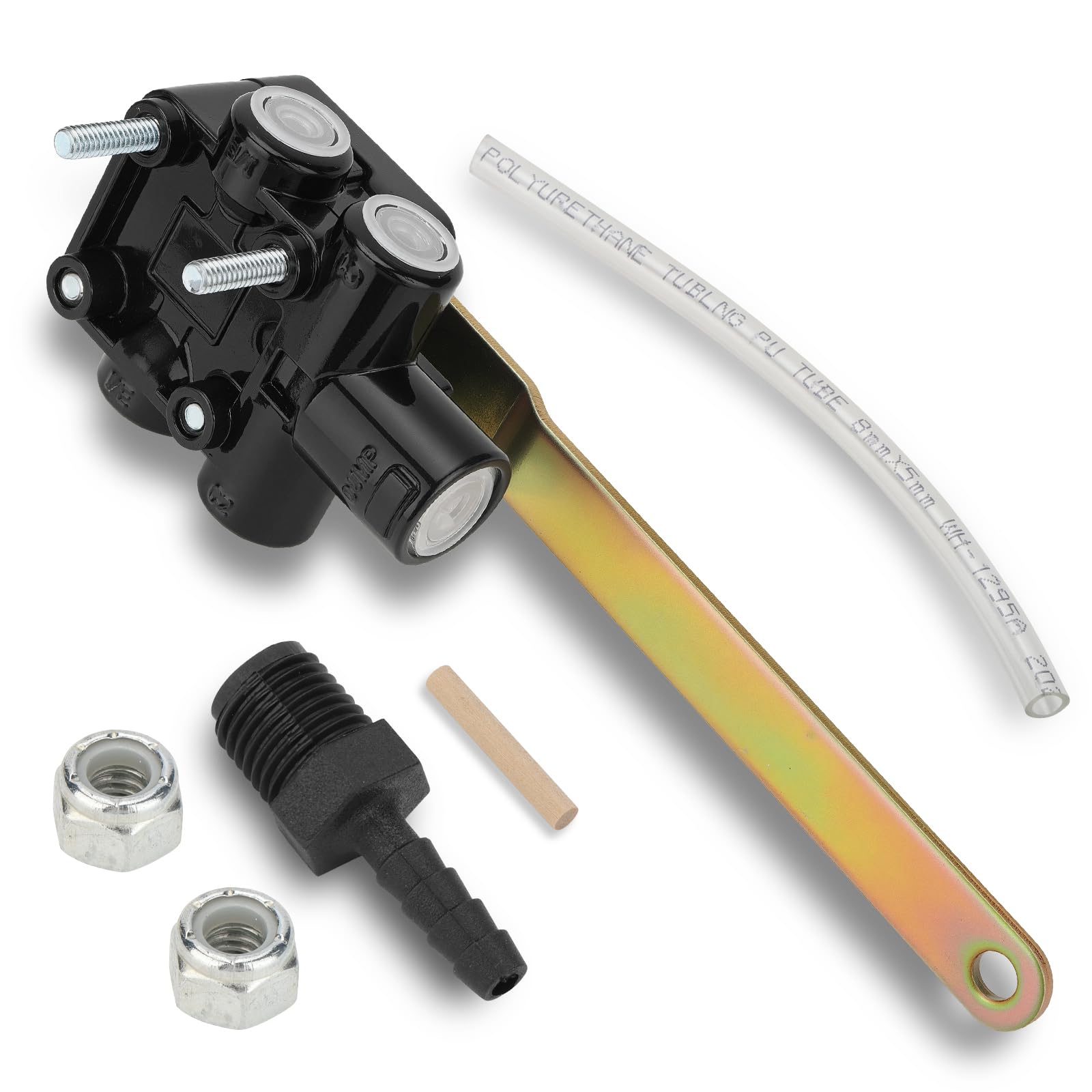 C-Tzu air height valve on Freightliner suspension for precise ride-height control.
