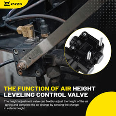 C-Tzu Volvo valve close-up highlighting robust build and height adjustment capability.