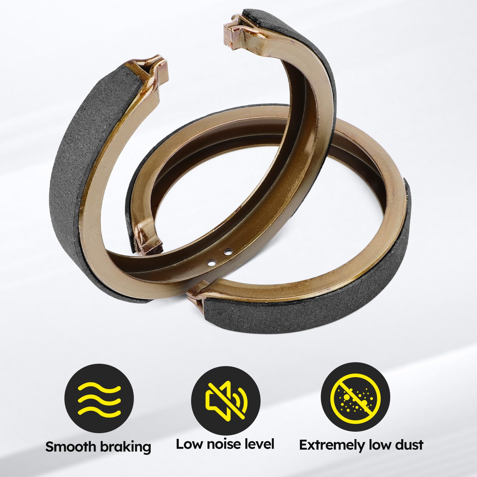 C-Tzu brake shoes installation kit with hardware for an easy, stress-free fit.