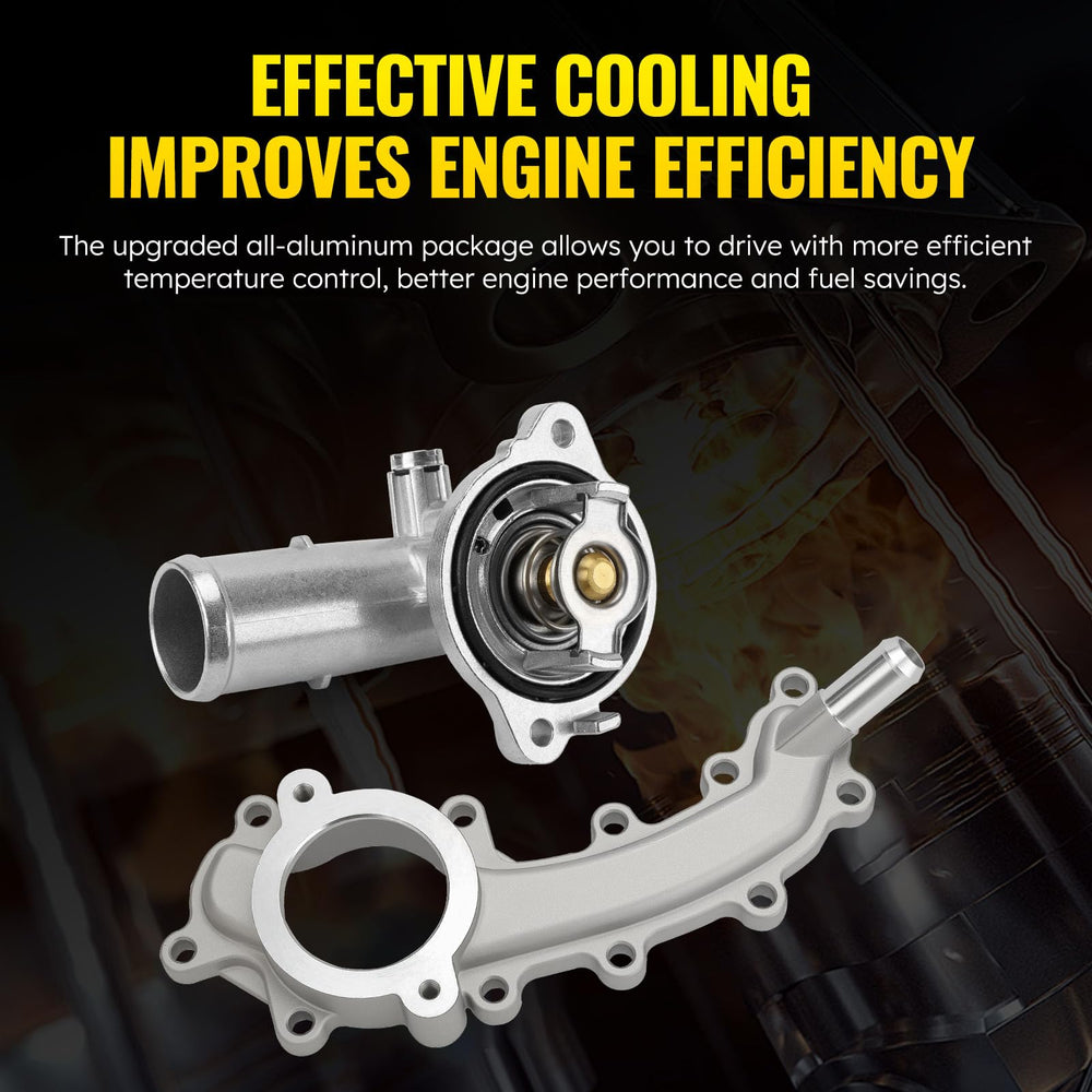 C-Tzu Jeep Grand Cherokee 2011-2015 cooling assembly view underscoring robust aluminium construction.