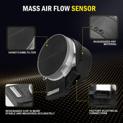C-Tzu MAF sensor underhood installation for Chevy Tahoe—easy swap potential.