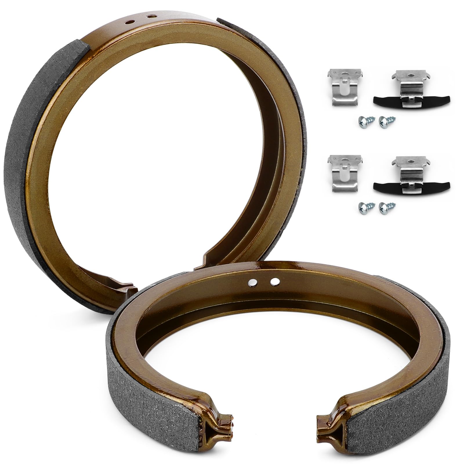 C-Tzu rear organic brake shoes 781PG close-up shows durable material for quiet stopping.