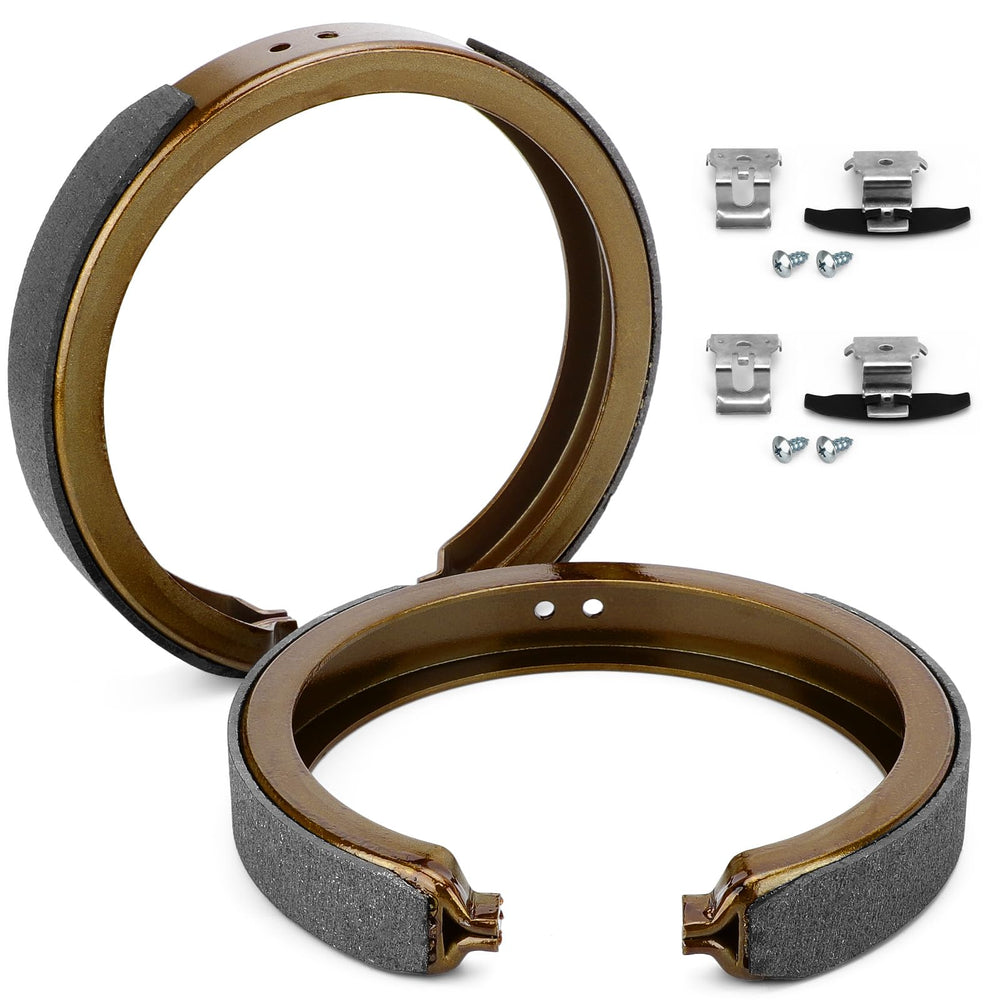 C-Tzu rear organic brake shoes 781PG close-up shows durable material for quiet stopping.