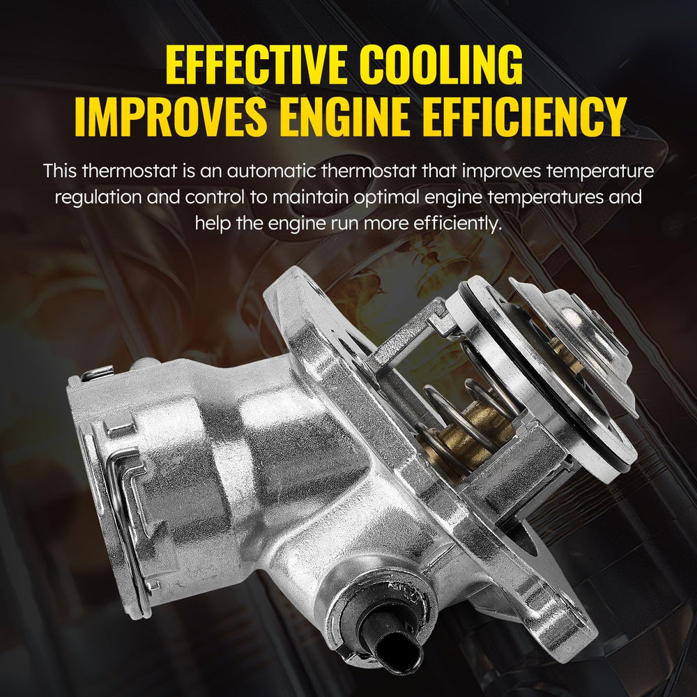 C-Tzu thermostat housing close-up shows precise casting and sensor integration.