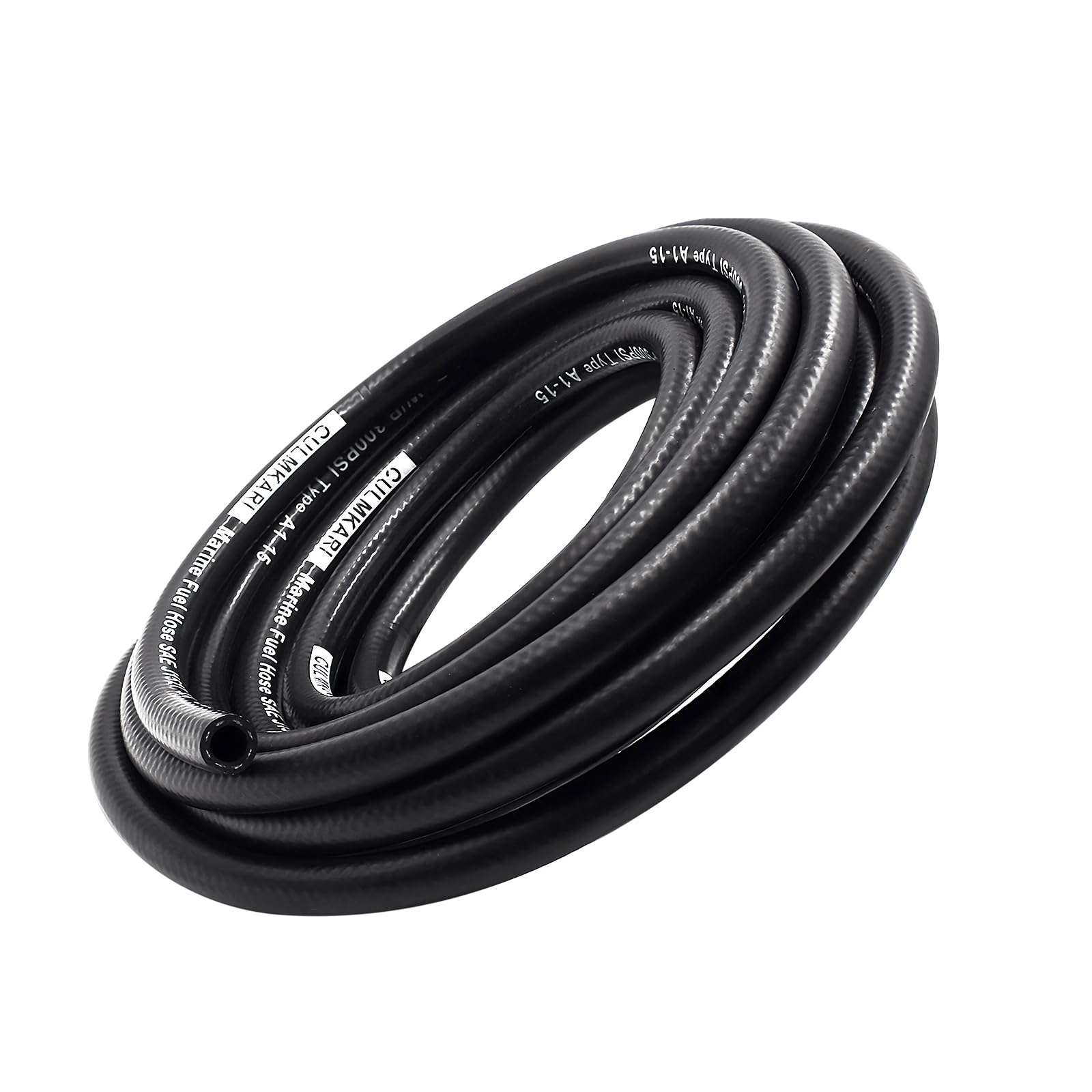 CULMKARI 3/8-inch marine fuel hose feed line for boats with reliable fit.